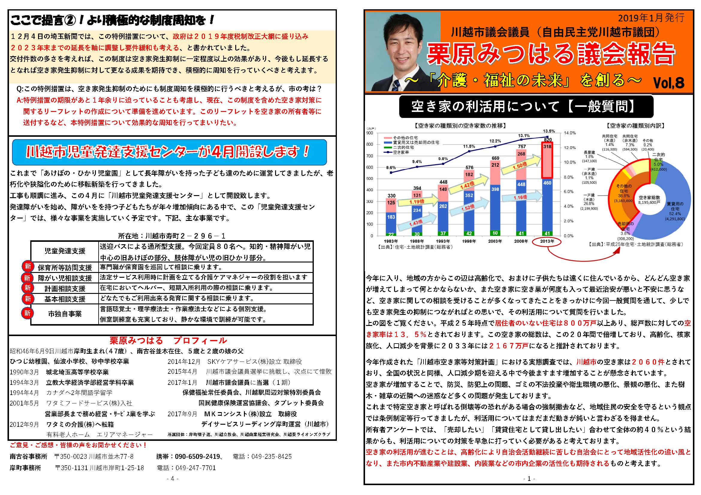 議会報告【提言内容】空き家利活用